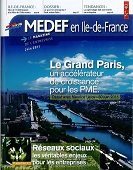couverture Medef en Ile de France juin 2011 couverture Medef en Ile de France juin 2011