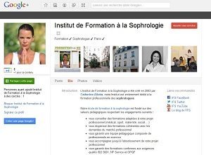 Institut de Formation à la Sophrologie sur Google +