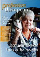 couverture article Profession Therapeute couverture article Profession Therapeute