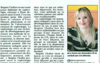 article Brigitte Chollot L'Est Républicain mai 2012