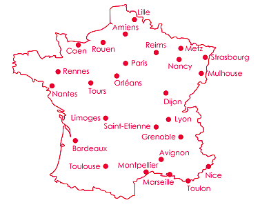 carte 25 villes_300px meilleure école de sophrologie rncp